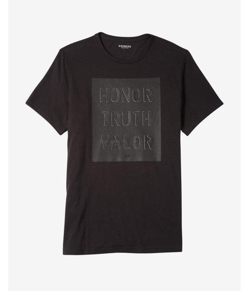 Express Honor Truth Valor Graphic Tee