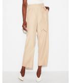 Express Womens High Waisted Soft Twill Sash Waist Ankle Pant