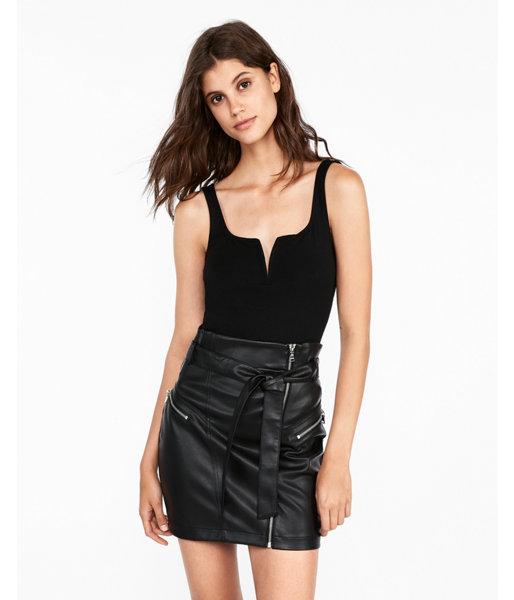 Express Womens Sweetheart Neck V-wire Tank