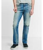 Express Mens Boot Leg Loose Fit Faded Jean