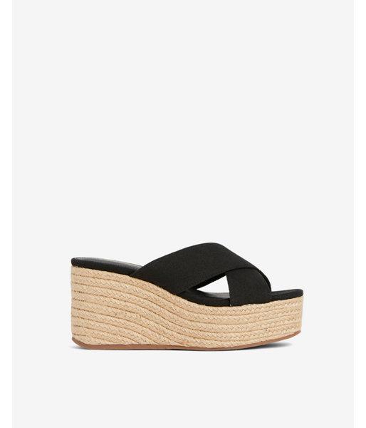 Express Womens Crisscross Strap Wedge