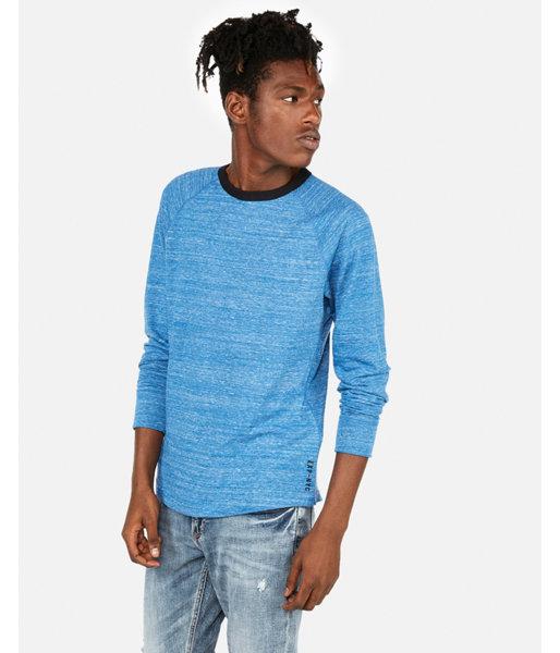 Express Mens Exp Nyc Raglan Crew Neck Tee