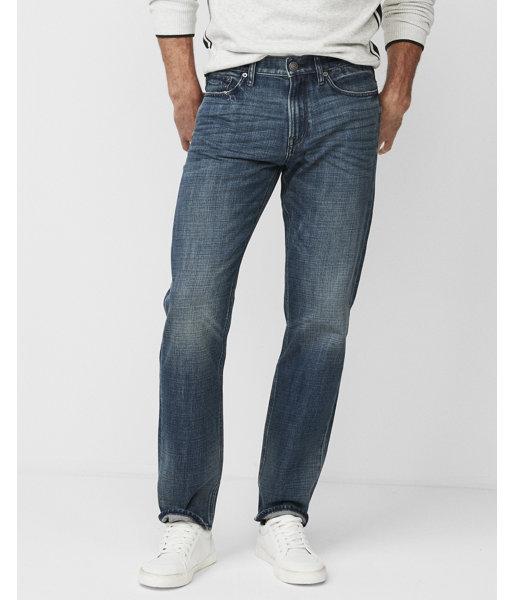 Express Mens Classic Straight Original Soft Cotton Jeans