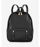 Express Womens Faux Leather Backpack