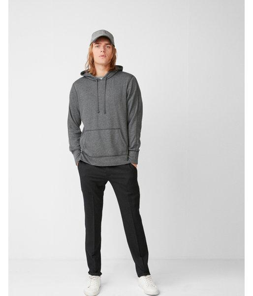 Express Mens Side Zip Popover Hoodie