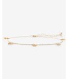 Express Mixed Stone Charm Anklet