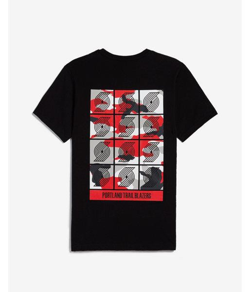 Express Mens Portland Trail Blazers Nba Camo Graphic Tee