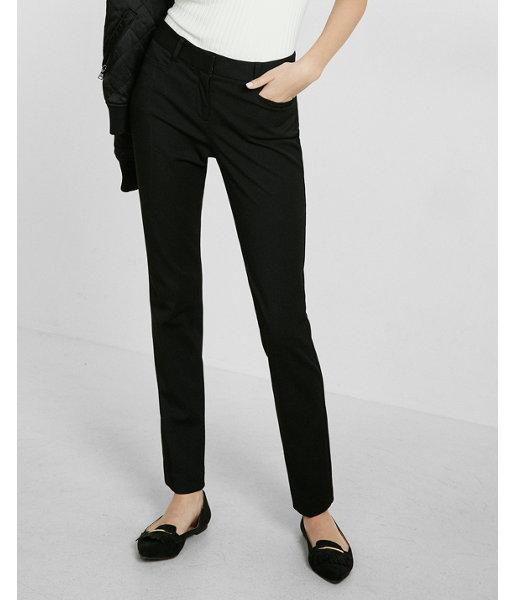 Express Womens Mid-rise Slim Leg Columnist Pant