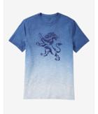 Express Mens Ombre Embroidered Lion Graphic T-shirt