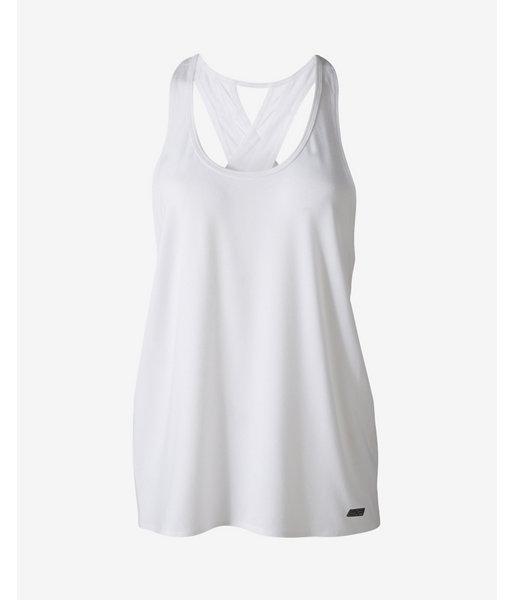 Express White Exp Core Mesh Fly Back Tank