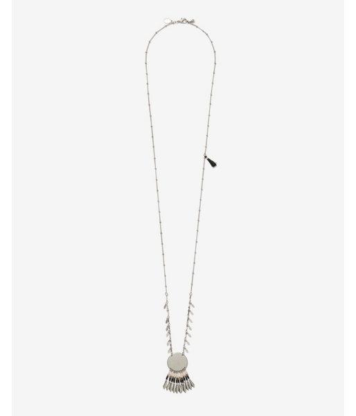 Express Womens Beaded Dreamcatcher Pendant Necklace