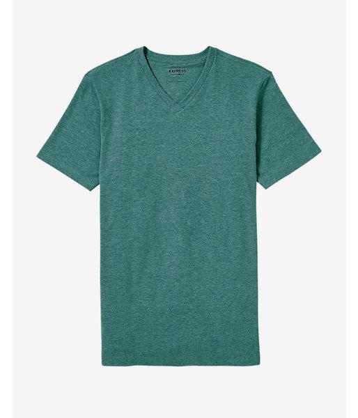Express Flex Stretch Textured V-neck Tee