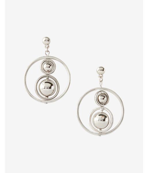 Express Ball Orbit Hoop Earrings