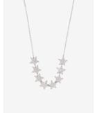 Express Womens Cubic Zirconia Star Pendant Necklace