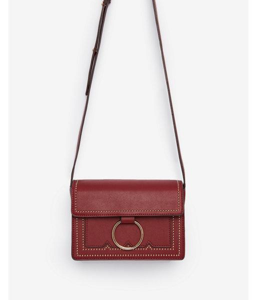 Express Womens Melie Bianco Cherie Studded Crossbody Bag