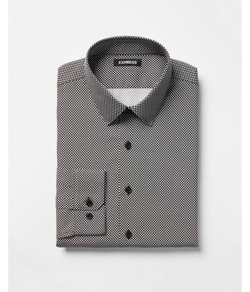 Express Mens Slim Small Dot Cotton Dress