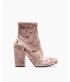 Express Womens Steve Madden Gaze Velvet Booties