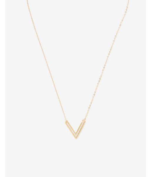 Express Womens Fine Point Necklace