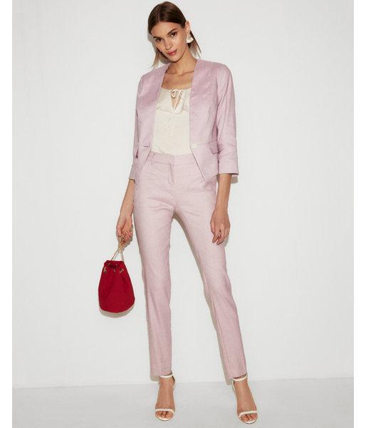 Express Womens One-button Cutaway Blazer