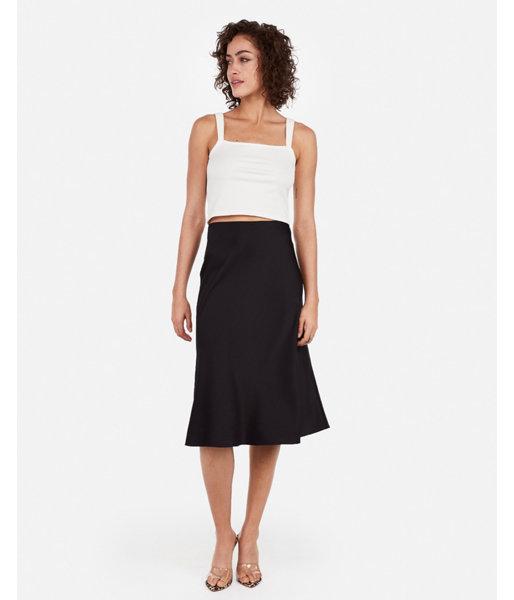 Express Womens Rocky Barnes Ribbed Square Neck Cropped Cami