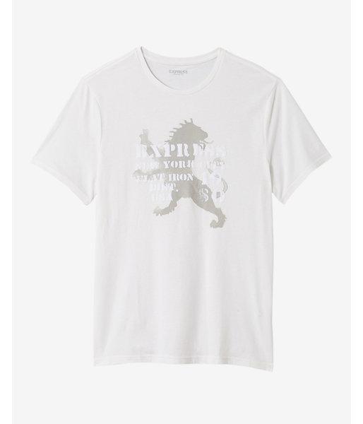 Express Lion Logo Supersoft Graphic Tee