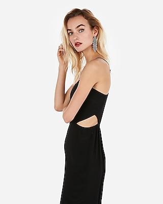 Express Womens Cut-out Wide Leg Palazzo Jumpsuit