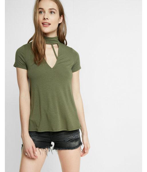 Express Strappy Trapeze Choker Tee