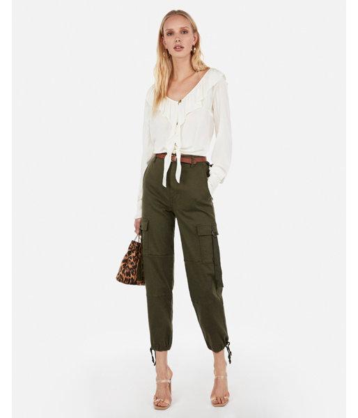 Express Womens High Waisted Cargo Pant
