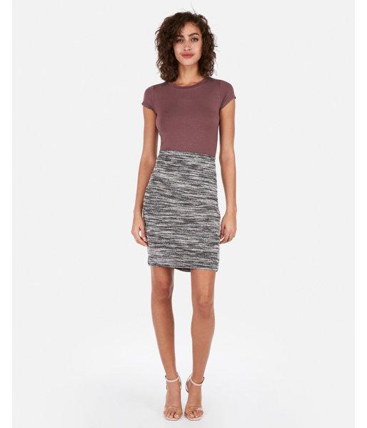 Express Womens Fitted Crew Neck Tee