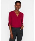 Express Womens Button Front Chelsea Popover