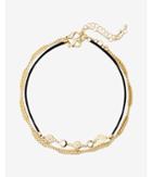 Express Womens Set Of Two Filigree Twist Chain Choker Necklaces