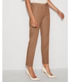 Express Womens Low Rise Striped Columnist Ankle Pant