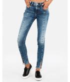 Express Womens Mid Rise Seamed Stretch Ankle Jean