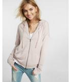 Express Womens Express One Eleven Funnel Neck Zip Hoodie