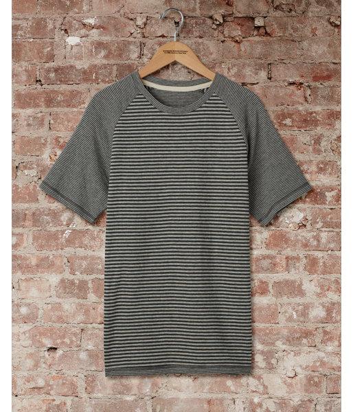 Express Mens Dual Stripe Raglan T-shirt