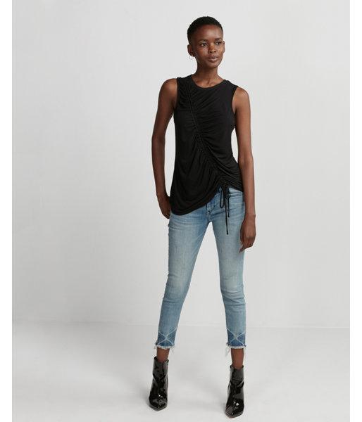 Express Womens Front Ruched Tank