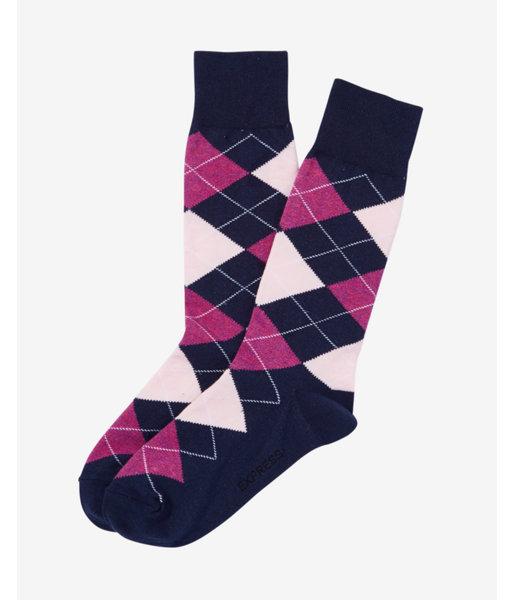 Express Mens Heather Argyle Dress