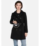 Express Womens Classic Double Breasted Trench Coat