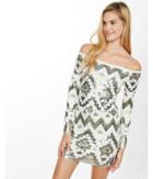 Express Womens Off The Shoulder Deco