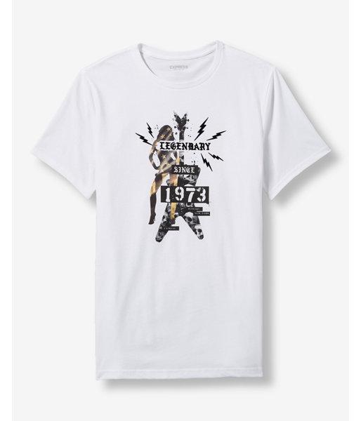 Express Rock Legend Cotton Crew Neck Graphic Tee