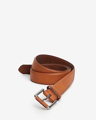 Express Mens Tan Comfort Stretch Prong Buckle Belt