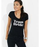 Express Womens Express One Eleven Team Bride Graphic Tee