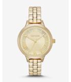 Express Mens Gold Analog Bracelet Watch