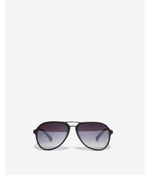 Express Mens Tinted Black Aviator