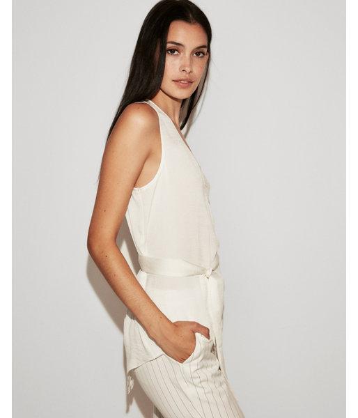 Express Womens Satin Tie Back Tank