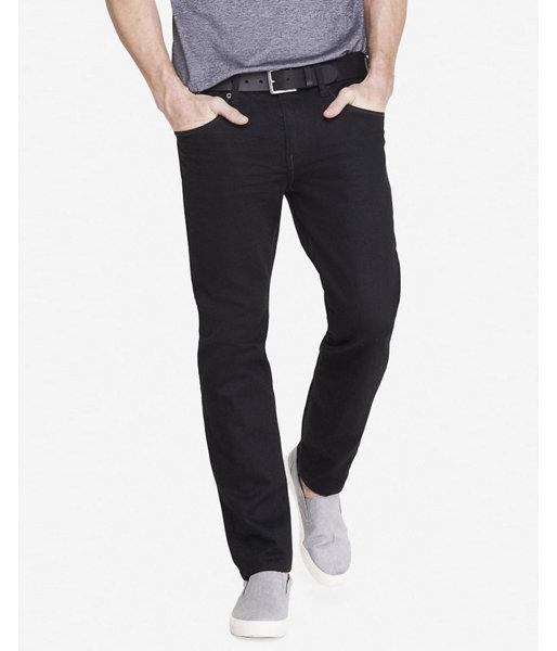 Express Mens Slim Black Jeans