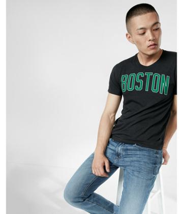 Express Mens Homage Boston Crew Neck Tee
