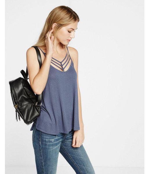 Express One Eleven Strappy V-neck Cami
