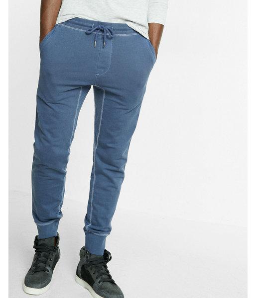Express Mens Overdyed Knit Jogger Pant