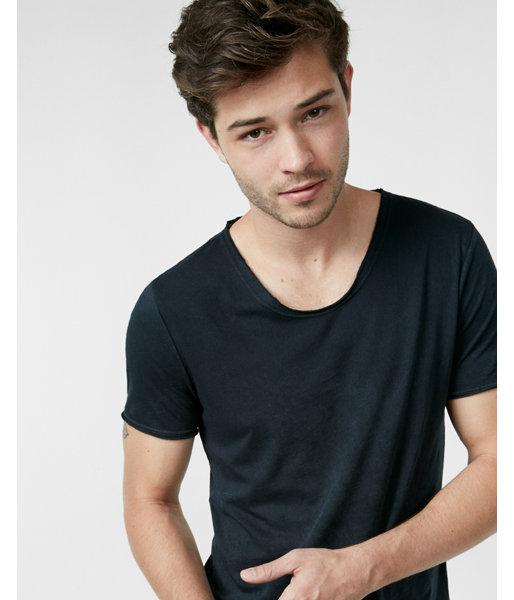 Express Garment Dyed U-neck Tee
